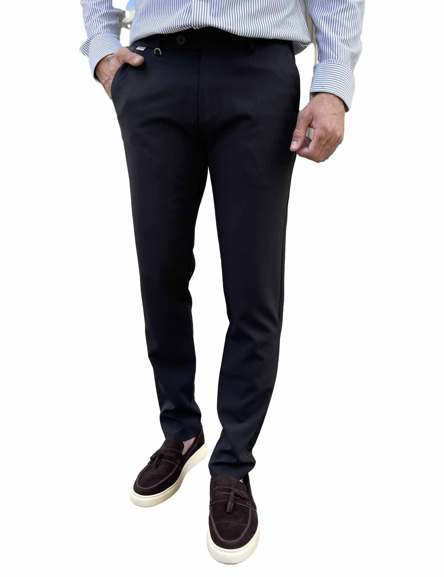 Joggermen ανδρικό μαύρο υφασμάτινο παντελόνι 2014 φωτογραφία